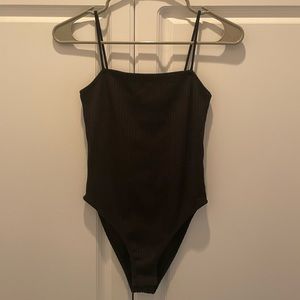 womens spaghetti strap ribbed jumper.
